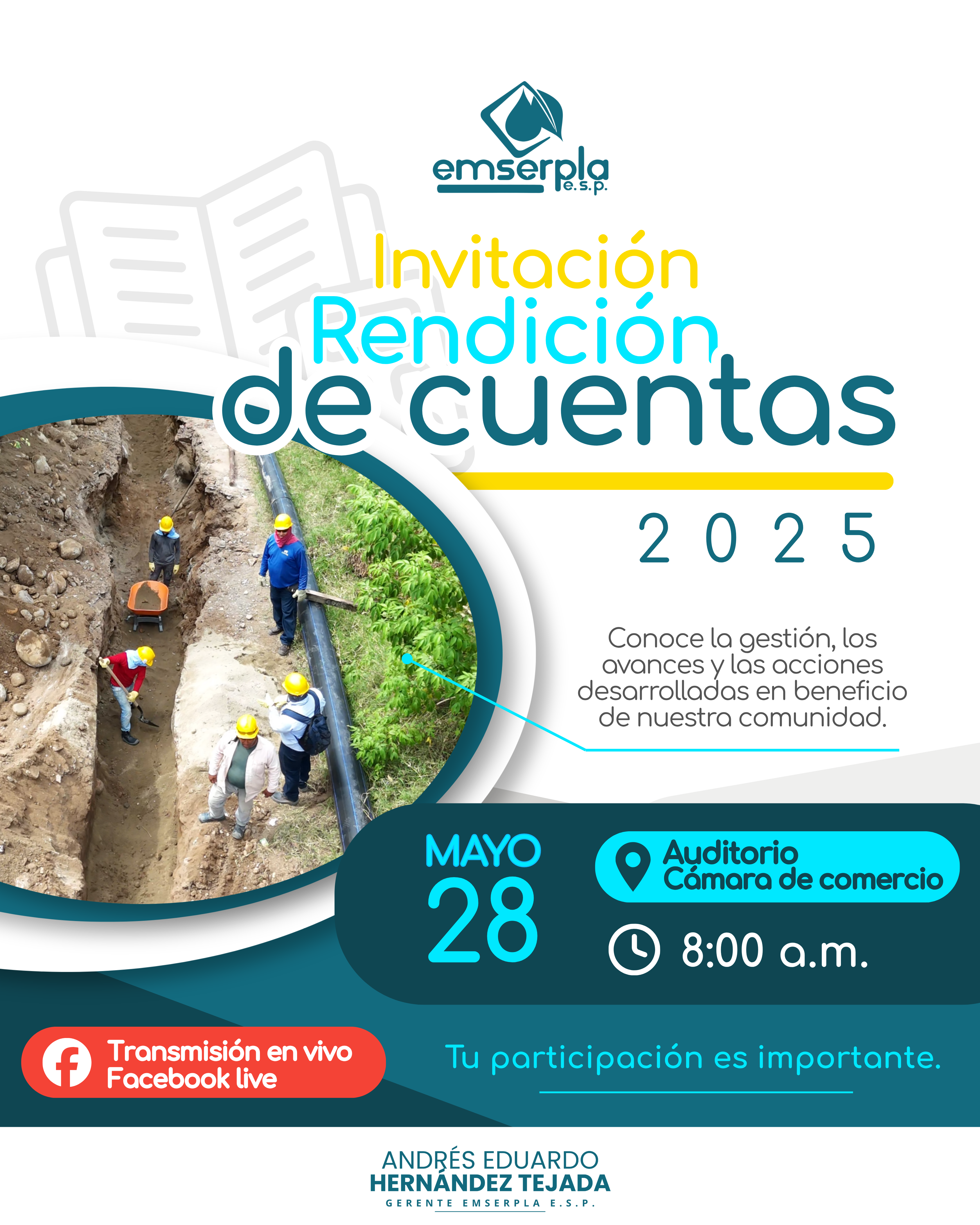 CONVOCATORIA RENDICION DE CUENTAS
